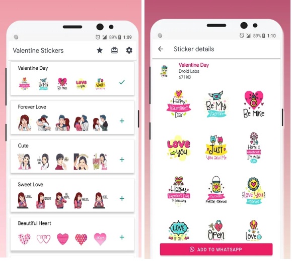 Valentine Day Stickers